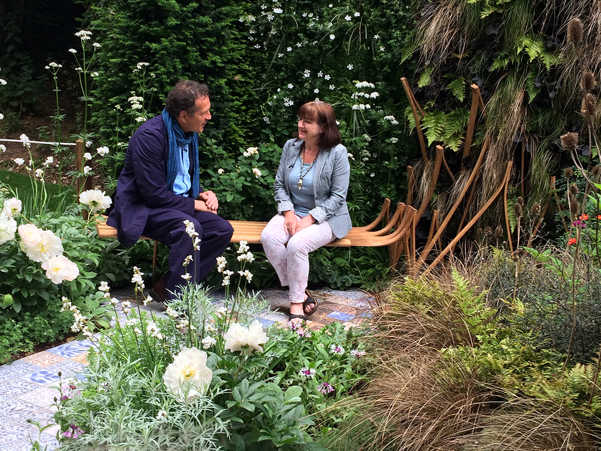 Kati interviewed by BBC's Monty Don about the story of the garden (BBC iplayer for a few weeks)